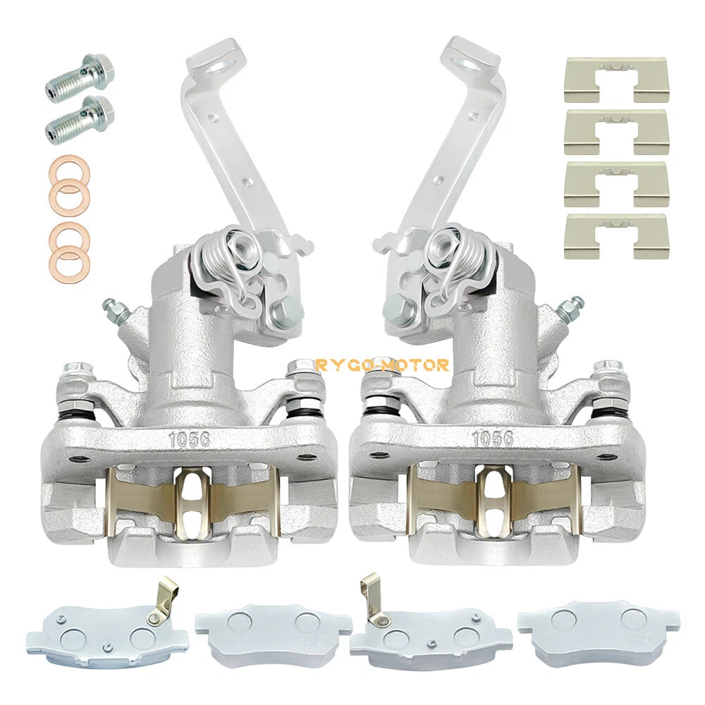 2 Pack Rear Brake Calipers w/Ceramic Pads for Honda Big Red MUV700 (2009–2013)