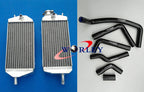 Aluminum Radiator + Red Hose for Gas Gas MX/SM/EC 200/250/300 (2007-2014)