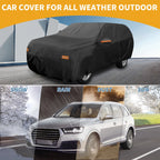 Waterproof Car Cover for Toyota Land Cruiser (190T-PU, Black)