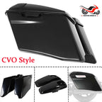 CVO Style Stretched Hard Saddlebags + 5x7" Speaker Lid for Harley (2014–2023)