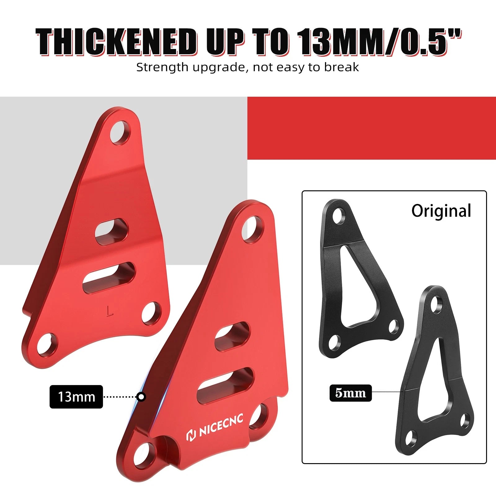 Engine Mount Bracket Holder Kit for Yamaha YFZ450R ATV (2009–2025) 18P-21315-01-00