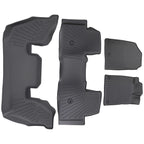 Set of 4 Carpet Floor Mats for Honda Pilot (2023–2025) TPE Waterproof Black