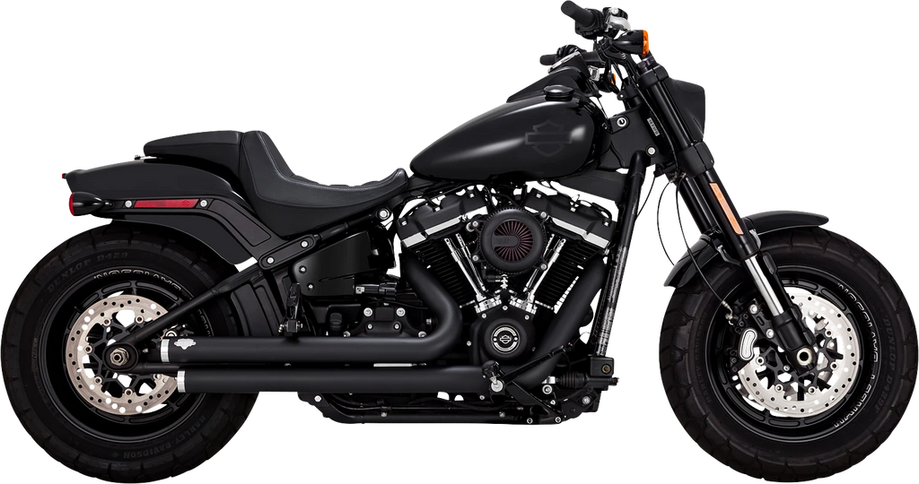 Vance & Hines Big Shots Black Exhaust for Harley Softail Dyna (2018–2024)