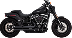 Vance & Hines Big Shots Black Exhaust for Harley Softail Dyna (2018–2024)
