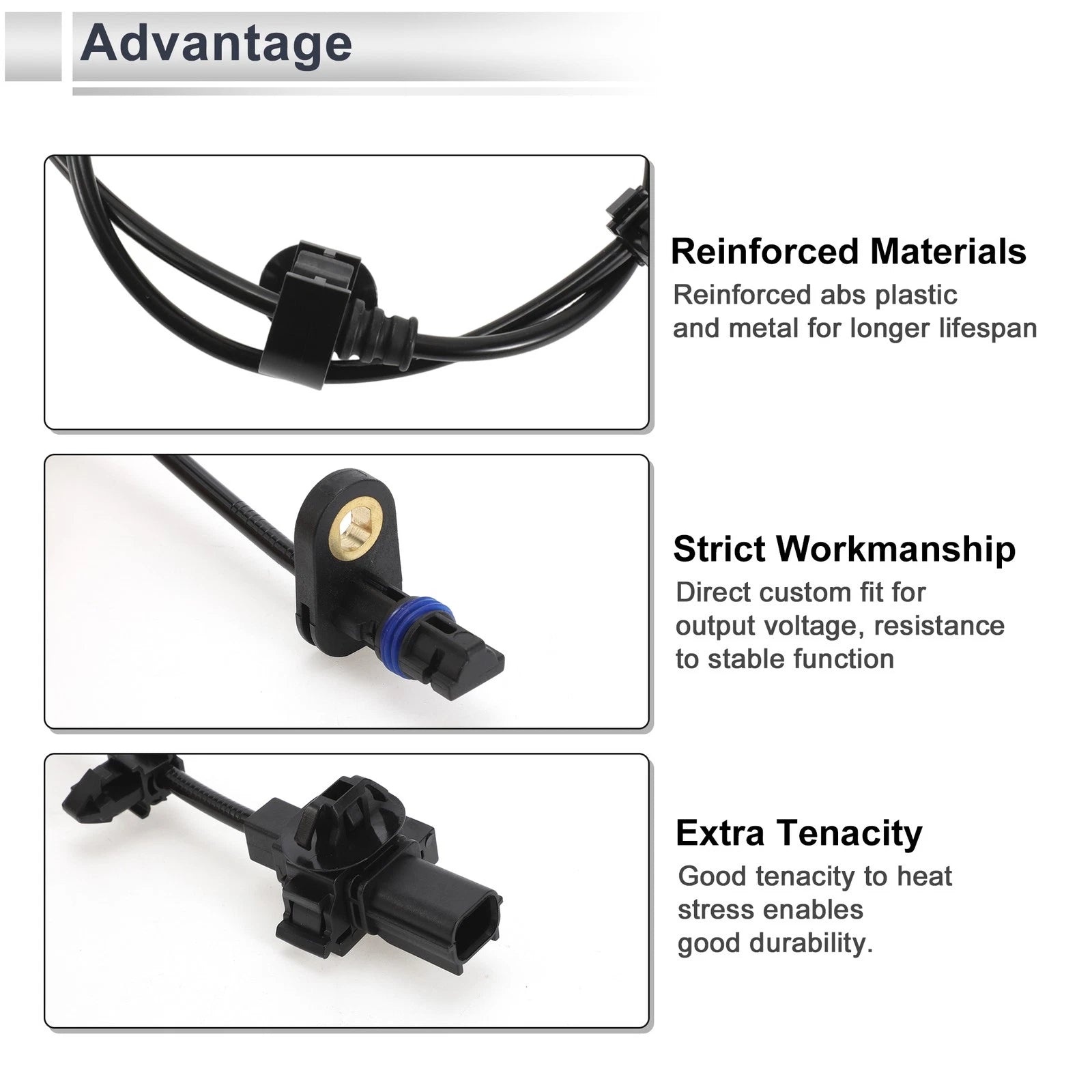 ABS Wheel Speed Sensor No. 57470TR0013 for Honda Civic EX LX (2006–2011)