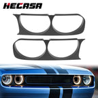 Set of 2 Headlight Bezel Trim Covers for Dodge Challenger (2008–2014)