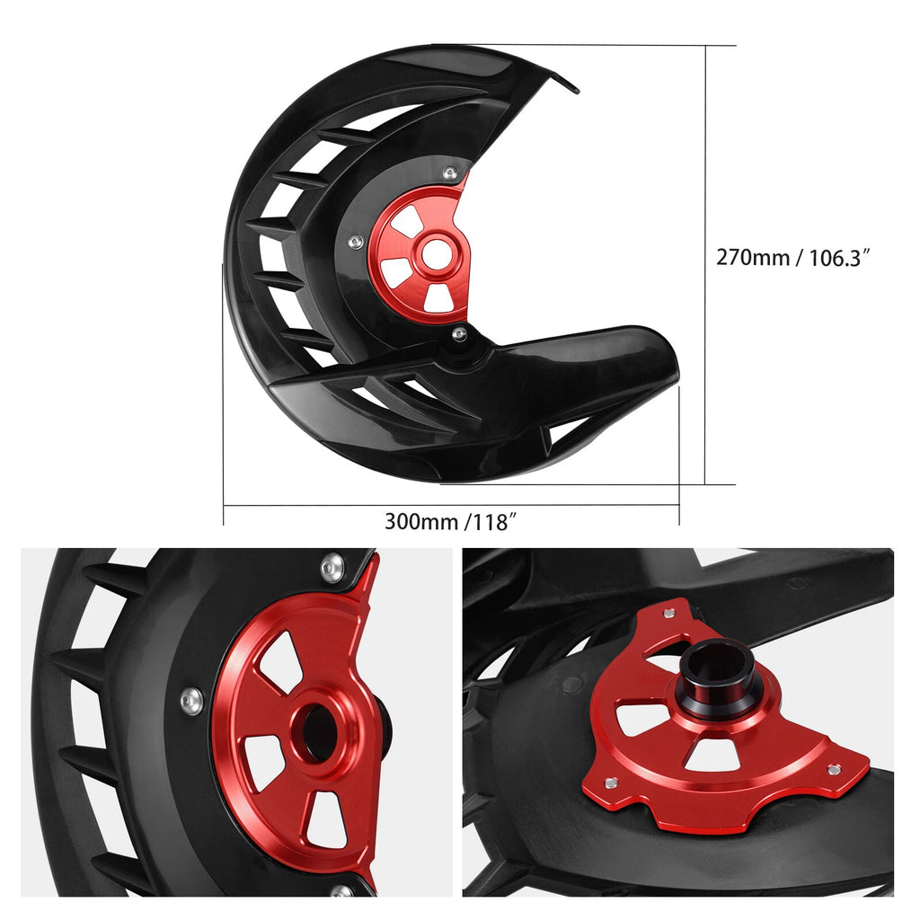 Front Brake Disc Guard Cover for Honda CRF250R CRF450R CRF450X (2005–2023)