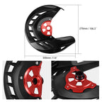 Front Brake Disc Guard Cover for Honda CRF250R CRF450R CRF450X (2005–2023)