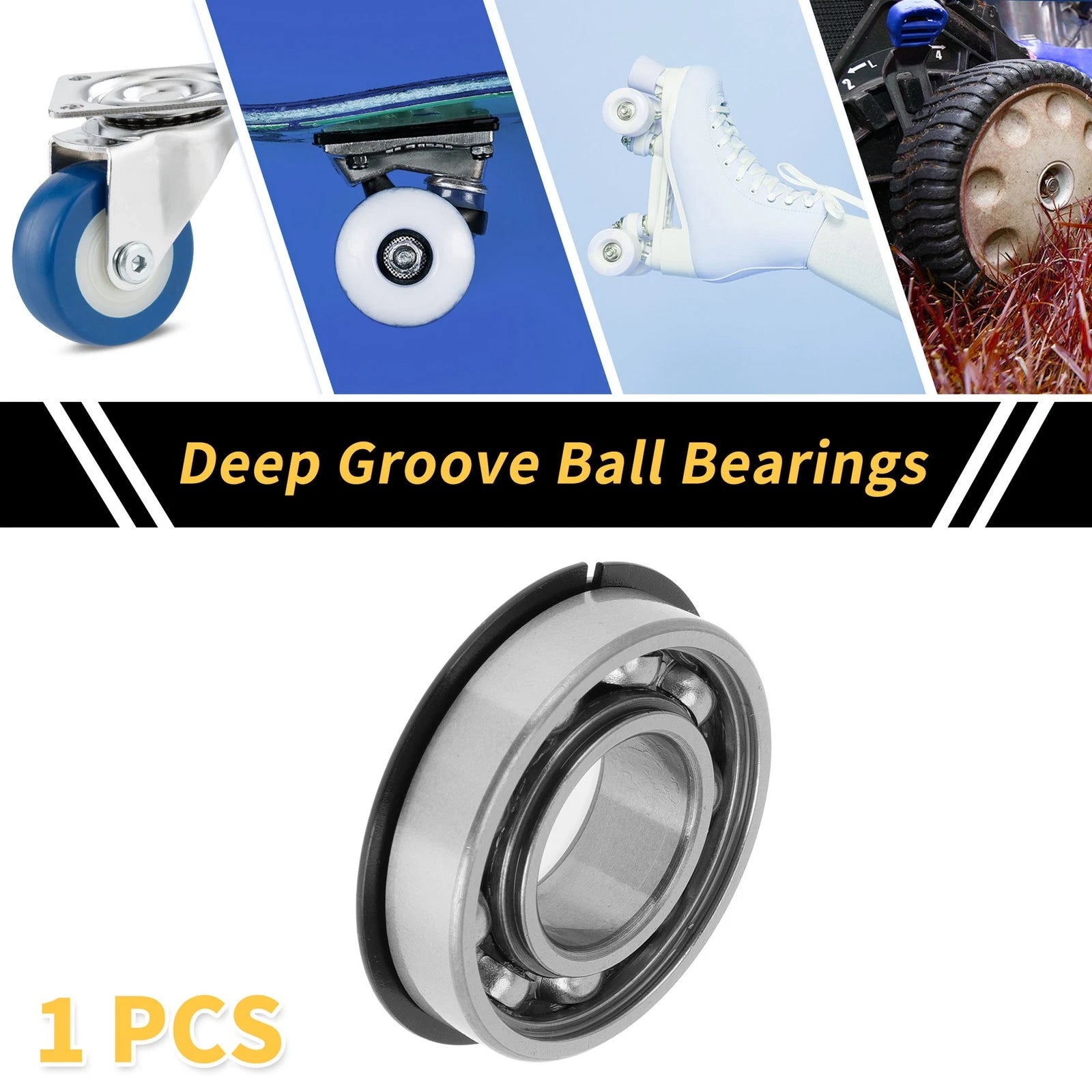 6004NR Deep Groove Ball Bearing for Scooter Skateboard Wheel (P6)