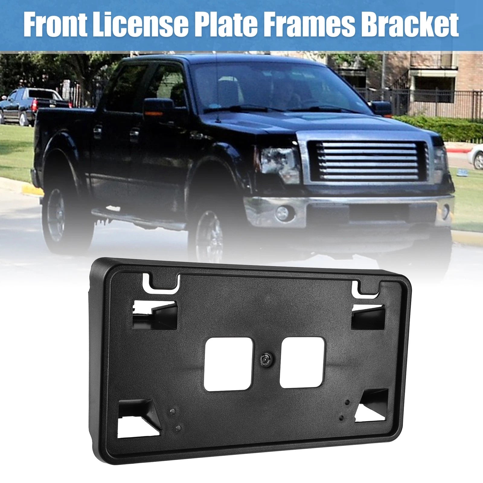 Front Bumper License Plate Bracket Holder for Ford F150 (2021–2022) ML3Z-17A385-AB
