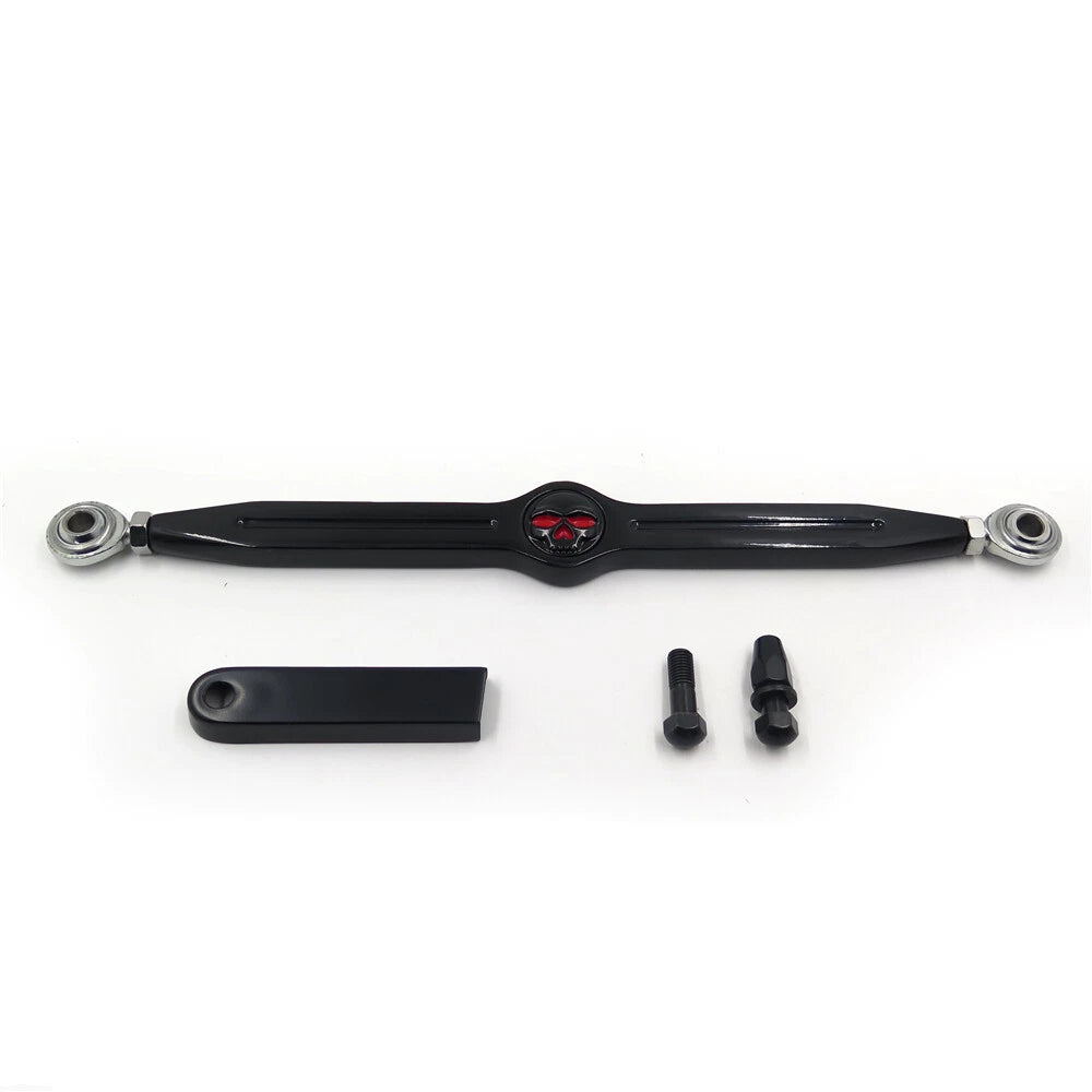 Black Gear Shift Linkage Skull for Harley Road King (1994–2024) Softail (1986–2024)