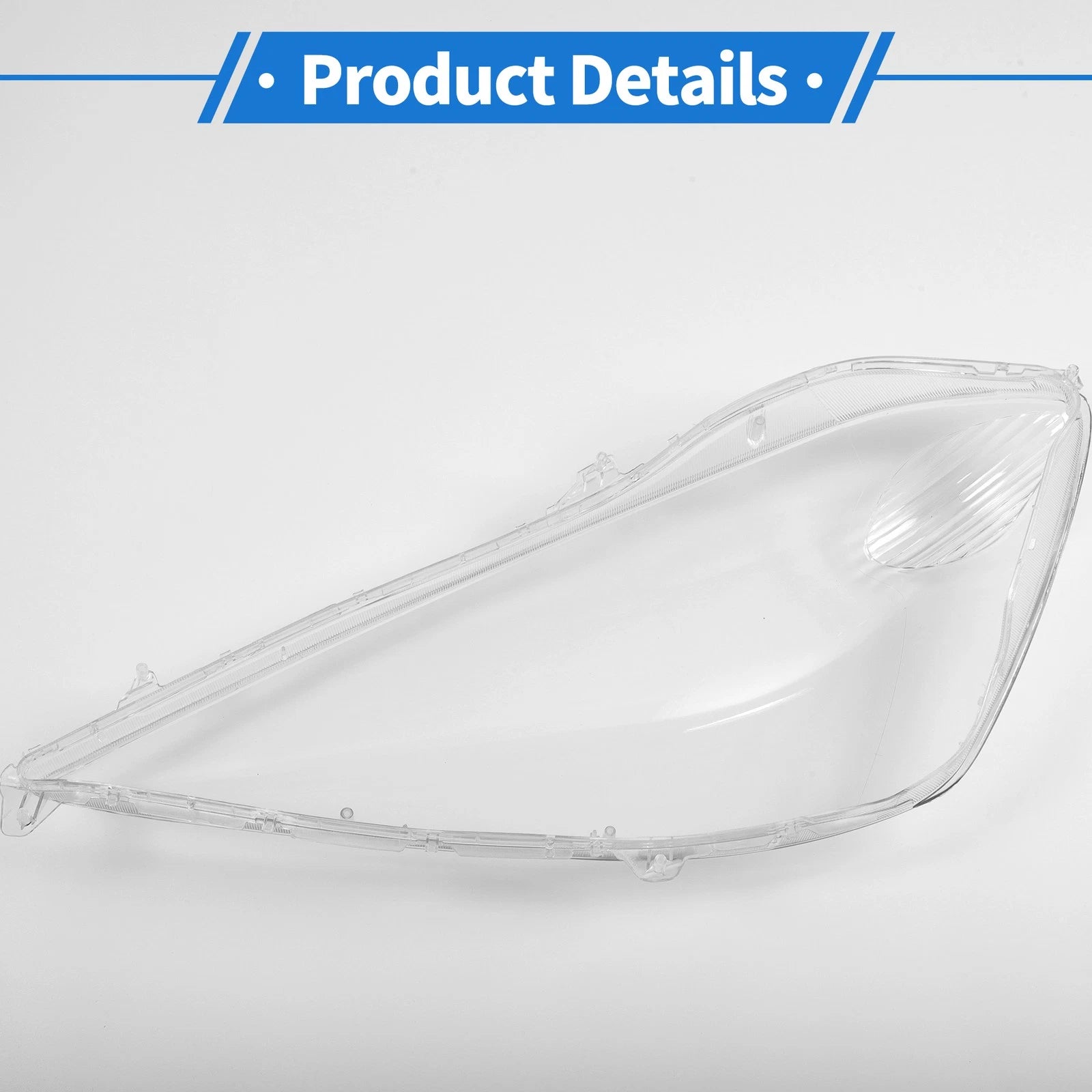 Headlight Lens Cover for Honda Fit (2009–2010) PC Clear