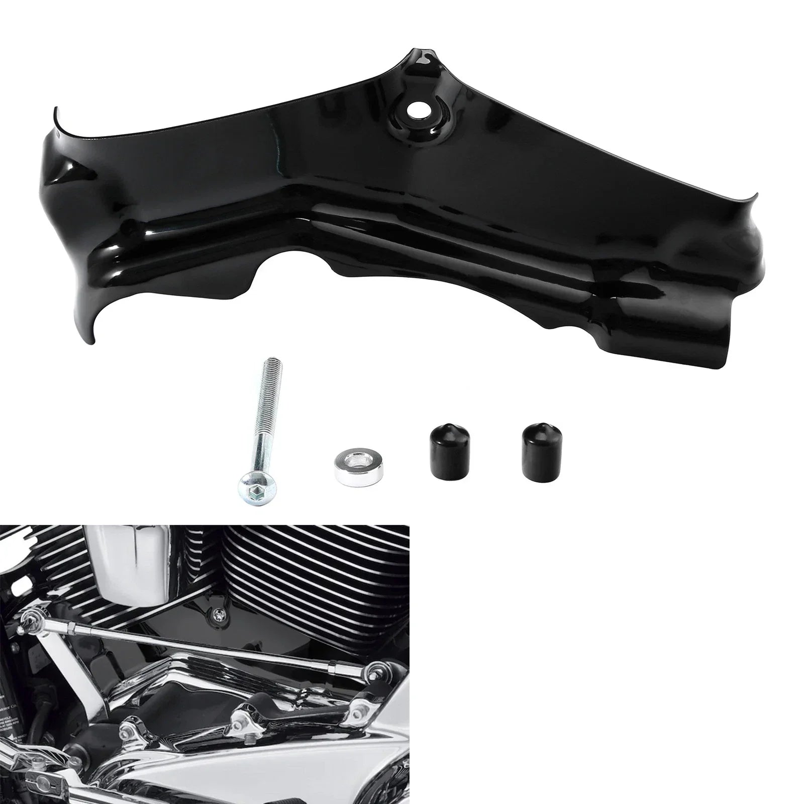Cylinder Base Cover for Harley Touring Road King Electra Street Glide (17-24)