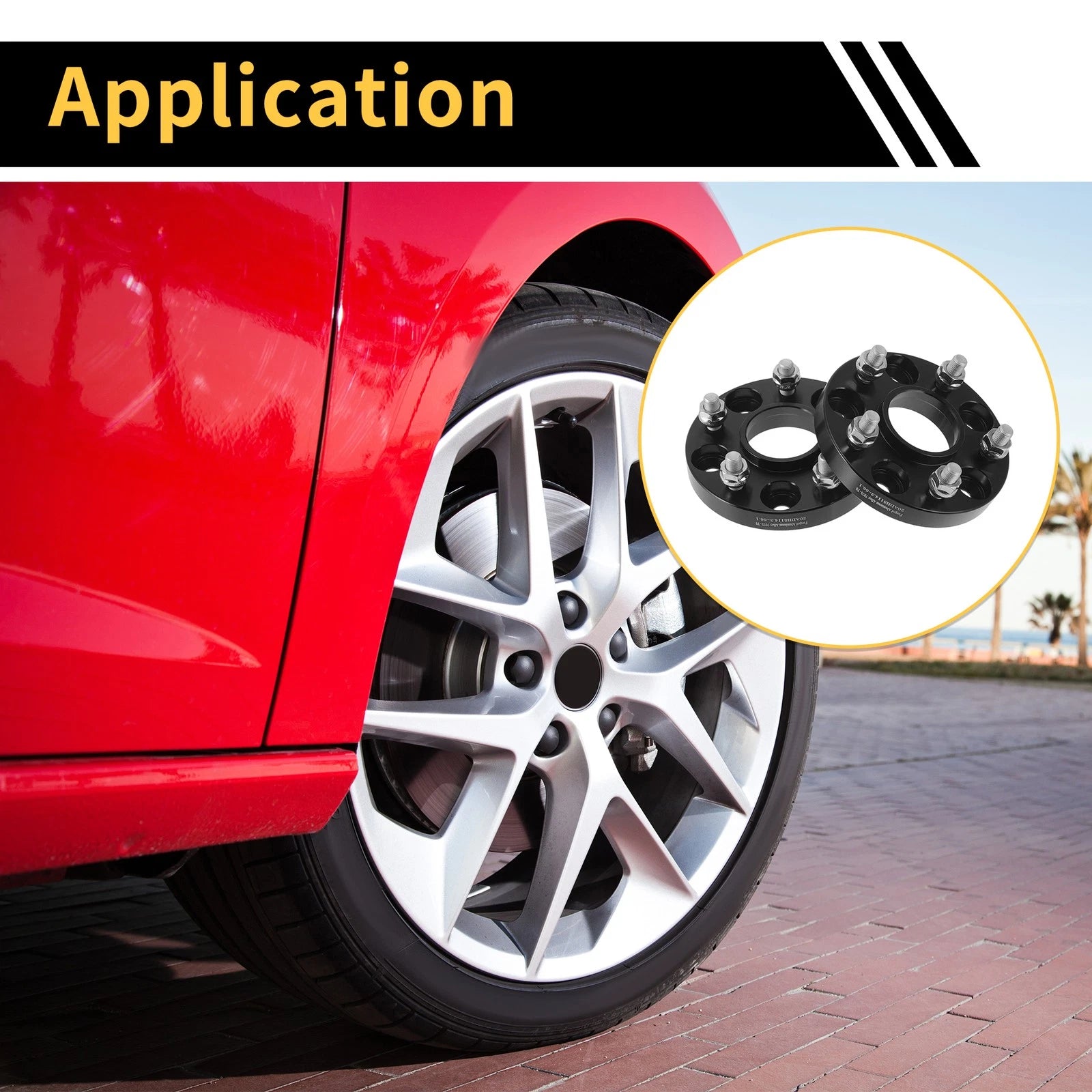 2X Wheel Spacer 5x114.3mm 66.1mm M12x1.25 for Nissan Altima 