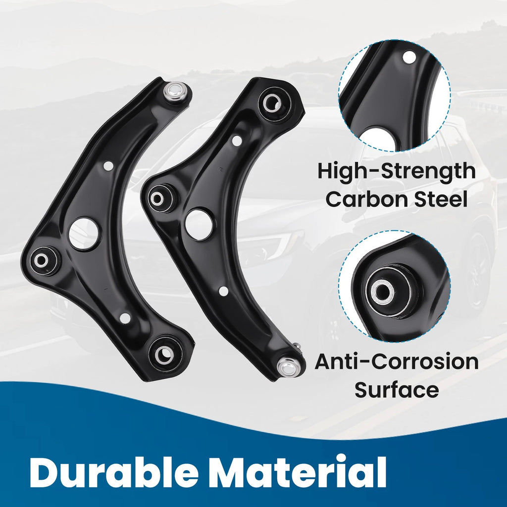 Front Lower Suspension Control Arm + Ball Joint for Nissan Versa (2013–2019)
