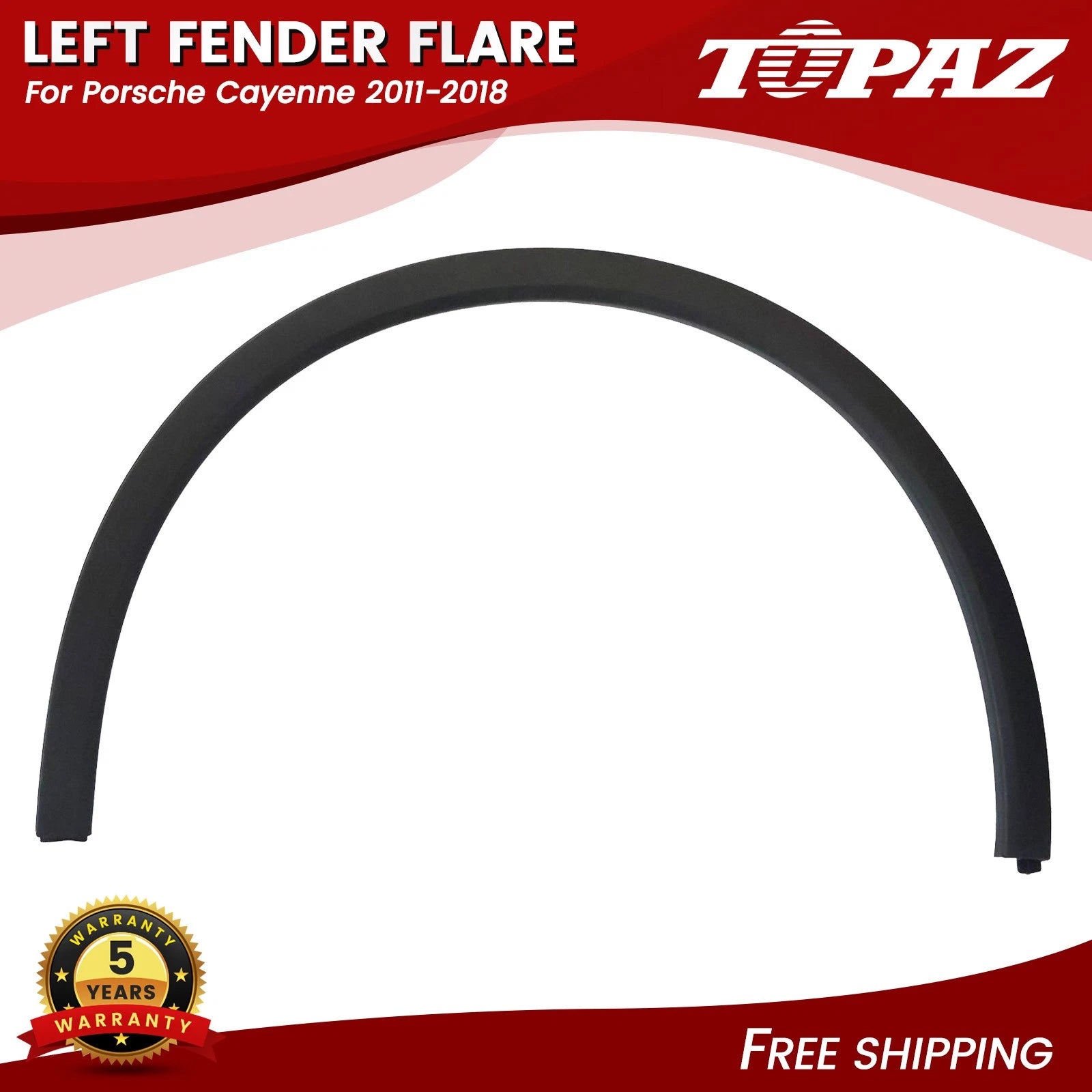 Left Driver Side Fender Flare for Porsche Cayenne (2011–2018)