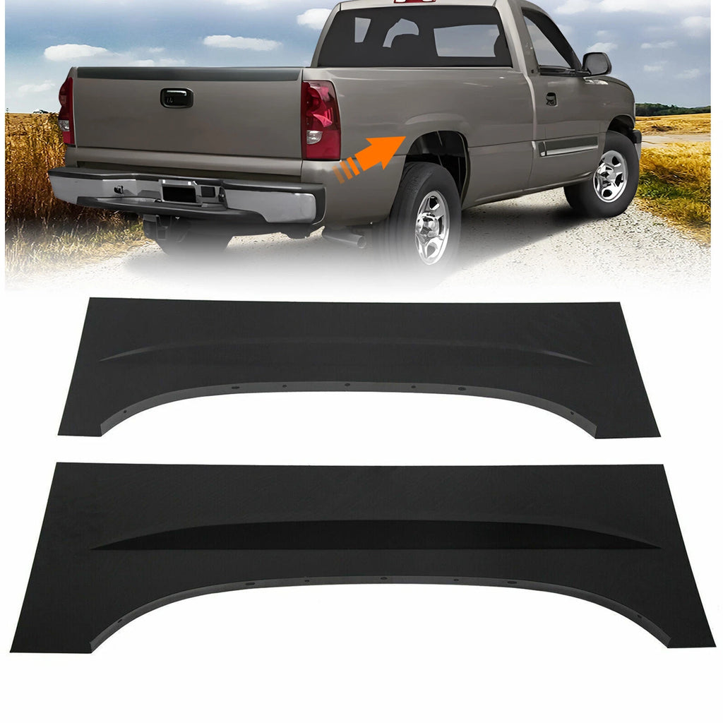 Set of 2 Rear Wheel Arch Quarter Bed Panels for Chevy Silverado GMC Sierra (1999–2007)