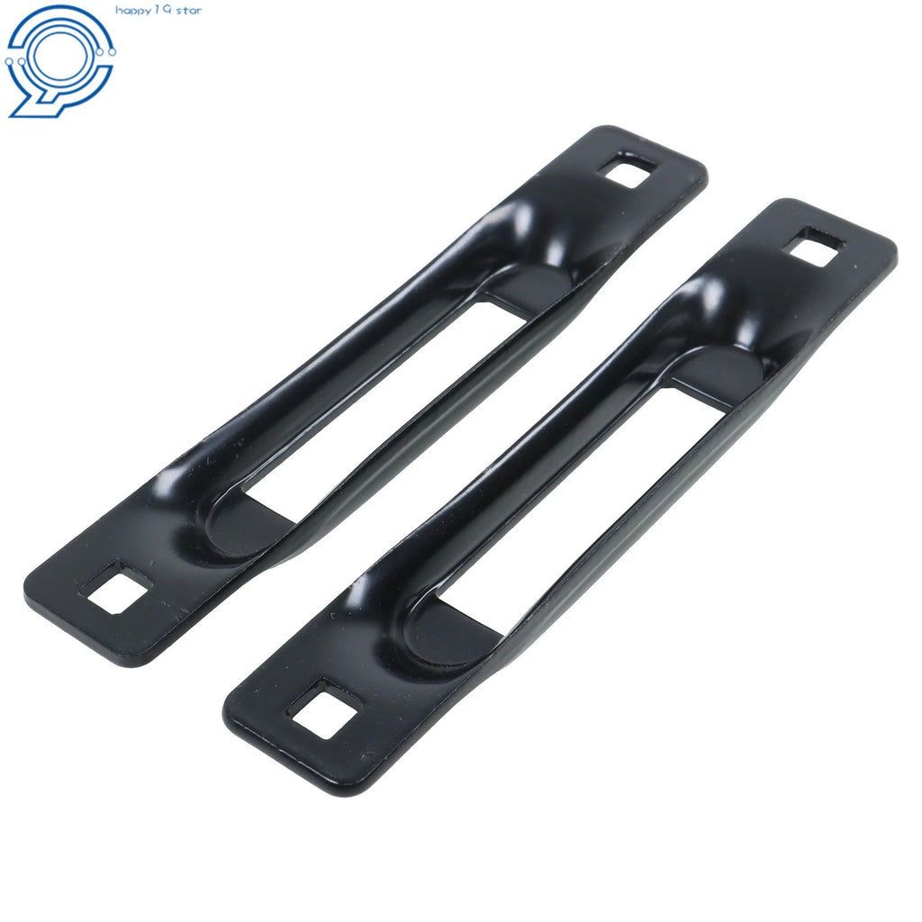 Set of 22 Black Rails and Ratchet Straps for Various Vehicles
