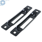 Set of 22 Black Rails and Ratchet Straps for Various Vehicles