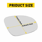 Heated Mirror Glass with Backing Plate for VW Jetta Beetle (2011–2019)