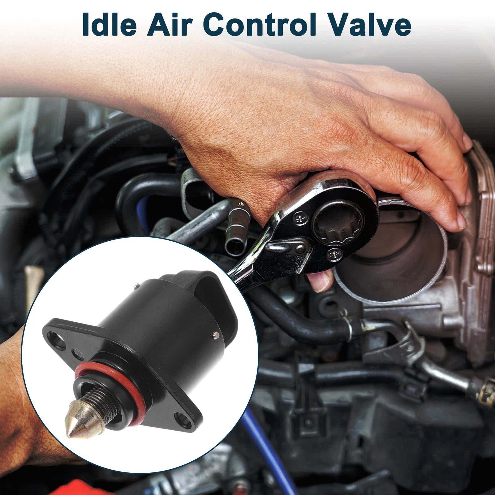 Idle Air Control Valve for Chevrolet Cavalier (1987–1991) No. 17059522