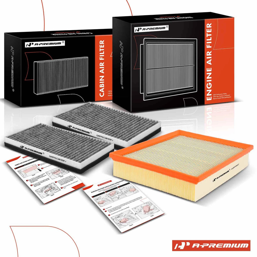 Engine and Cabin Air Filter for Chevy Silverado Suburban GMC Yukon Sierra 