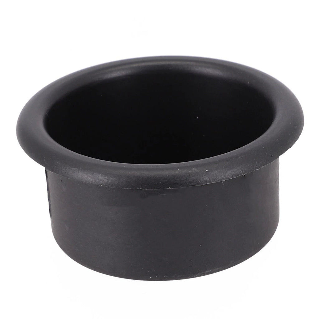Cup Holder Insert for Marine Boat RV Car Truck Yacht (Plastic, Black)