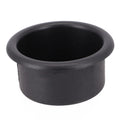 Cup Holder Insert for Marine Boat RV Car Truck Yacht (Plastic, Black)