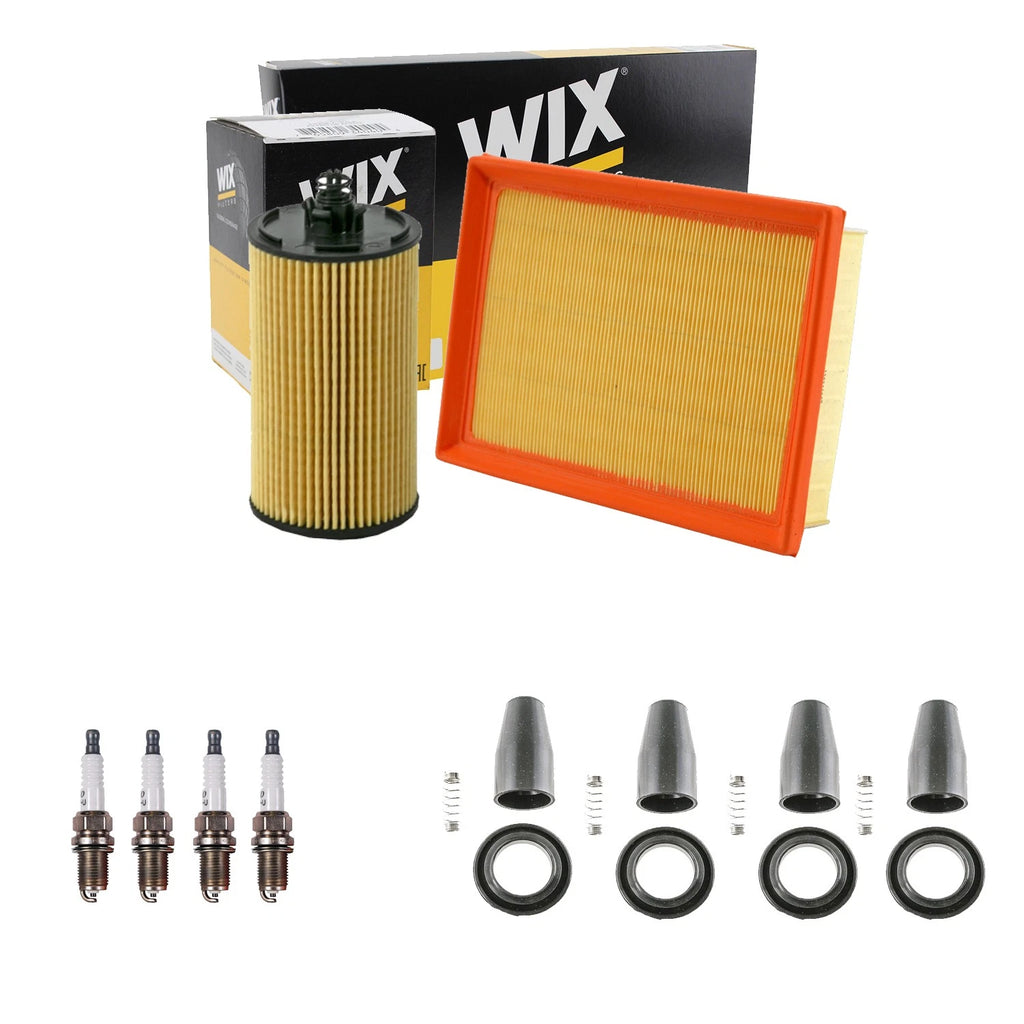 Tune Up Kit with 4 Spark Plugs & Coil Boots for Chevrolet Sonic (2012–2020)
