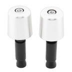Handlebar Grips for Universal Motorcycle (1.5in/38.1mm) - Silver
