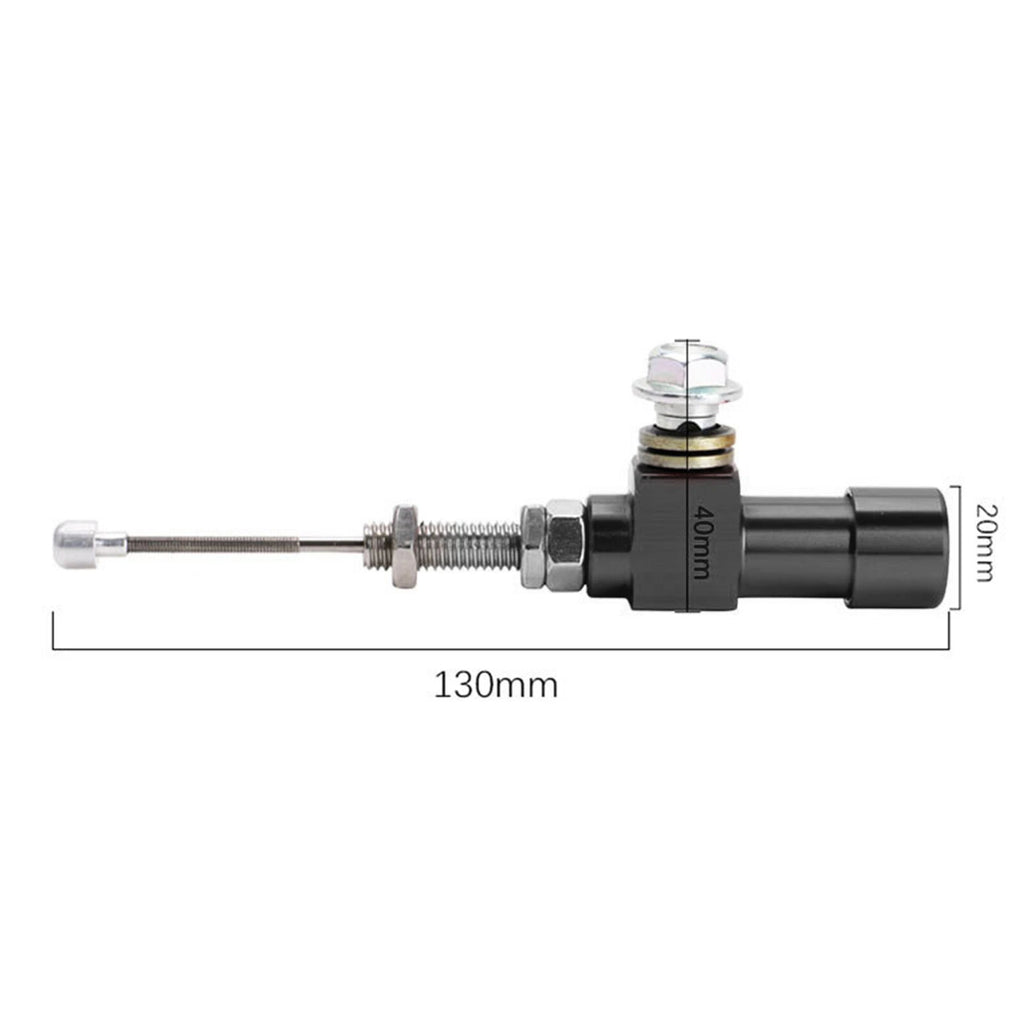 Hydraulic Clutch Master Cylinder Rod for MB (M10X1.25mm, Aluminum, Black)