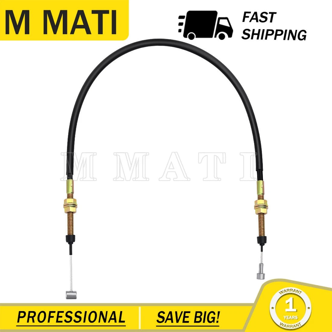 Rear Brake Cable 0487-006 for Arctic Cat ATV 375 400 500 Bearcat 1998–2005