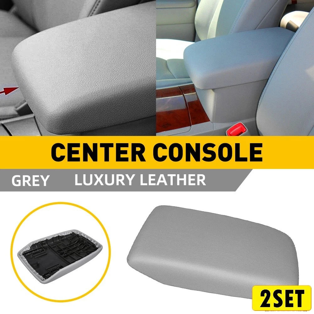 Set of 2 Armrest Console Center Lid for Toyota Highlander (2008–2013)