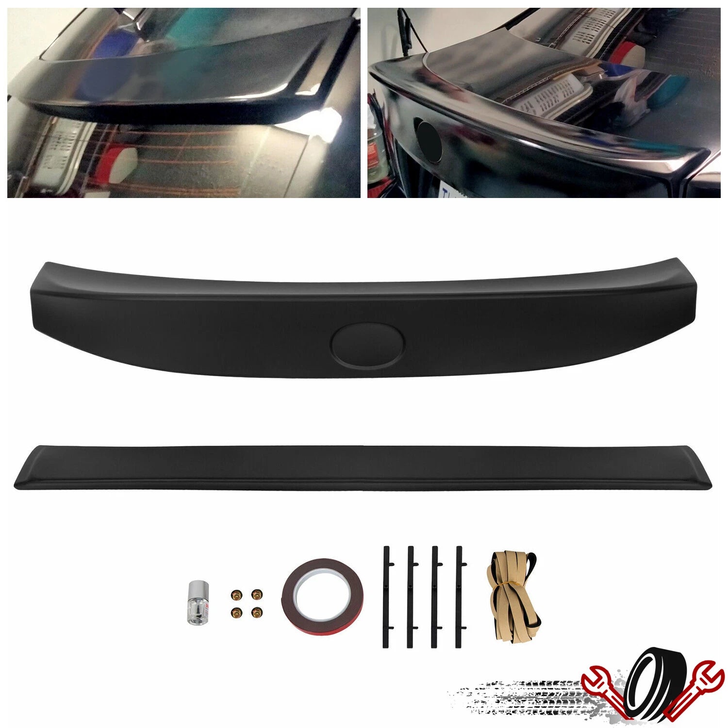 Duckbill Rear Window Roof Spoiler for Lexus IS250 IS350 ISF (2006–2013)