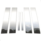 6Pc Chrome Pillar Post Covers for Chrysler 200 (2011–2014)
