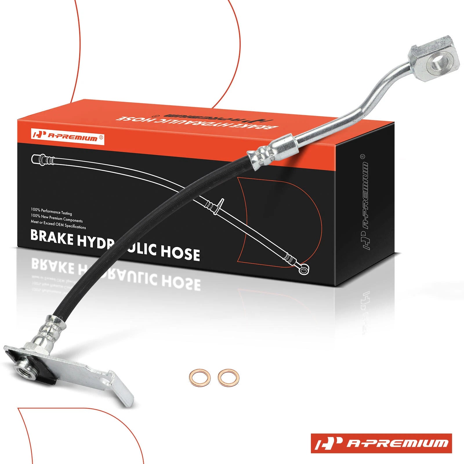 Rear Right Brake Hydraulic Hose for Chevy Silverado 1500 (2004â2005)