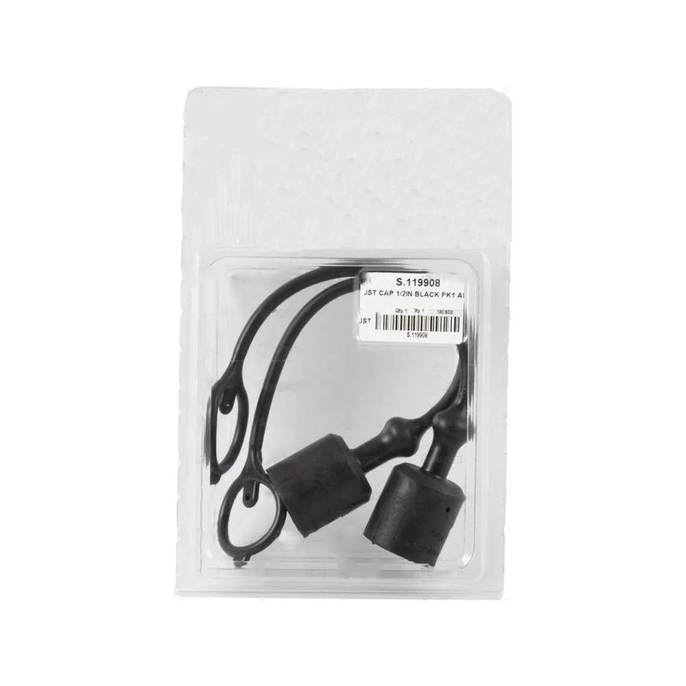 Dust Cap 1/2" Black for Faster TF12N (Fits Male Coupling)
