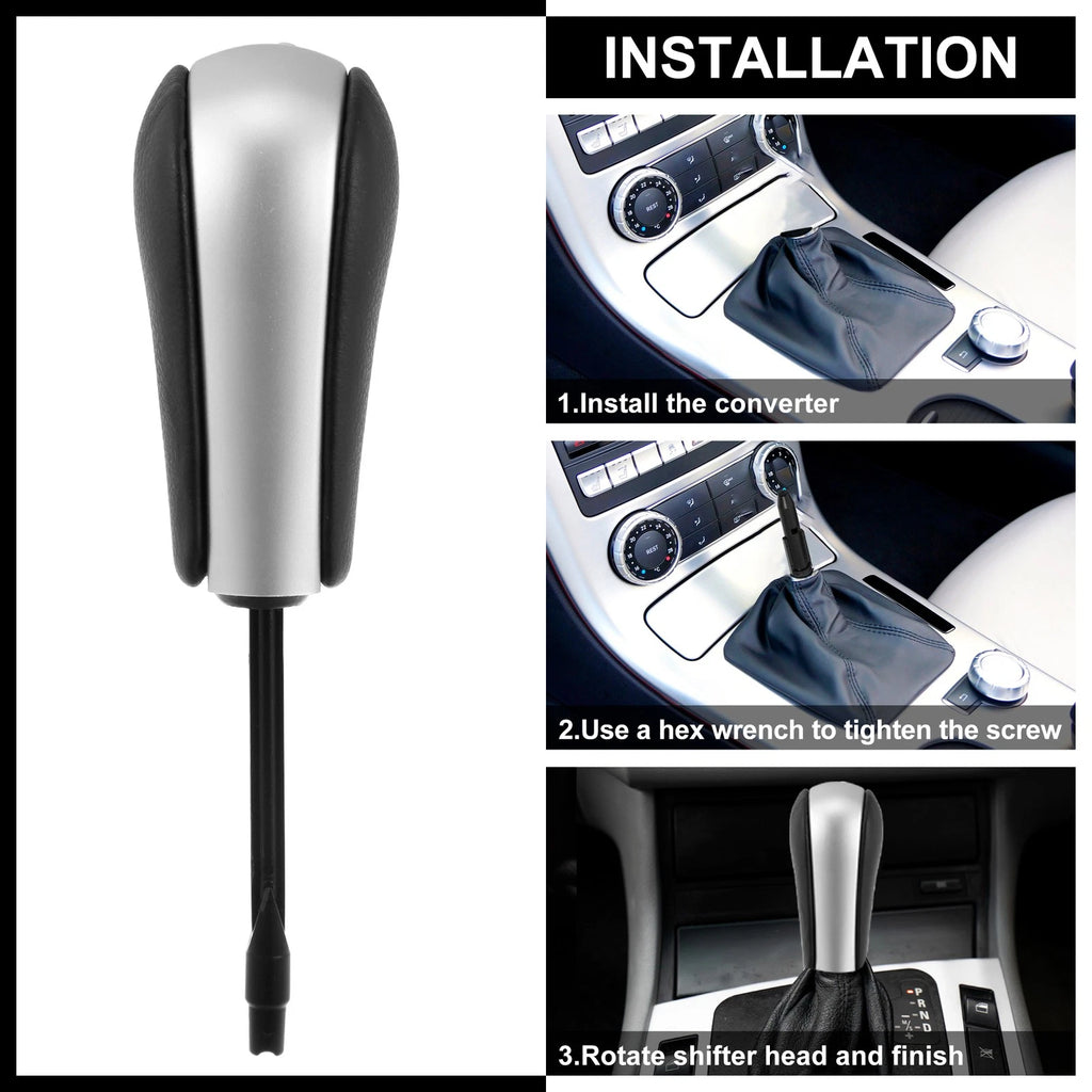 Faux Leather Gear Knob for BMW X5 2000–2006, BMW 525i Matte