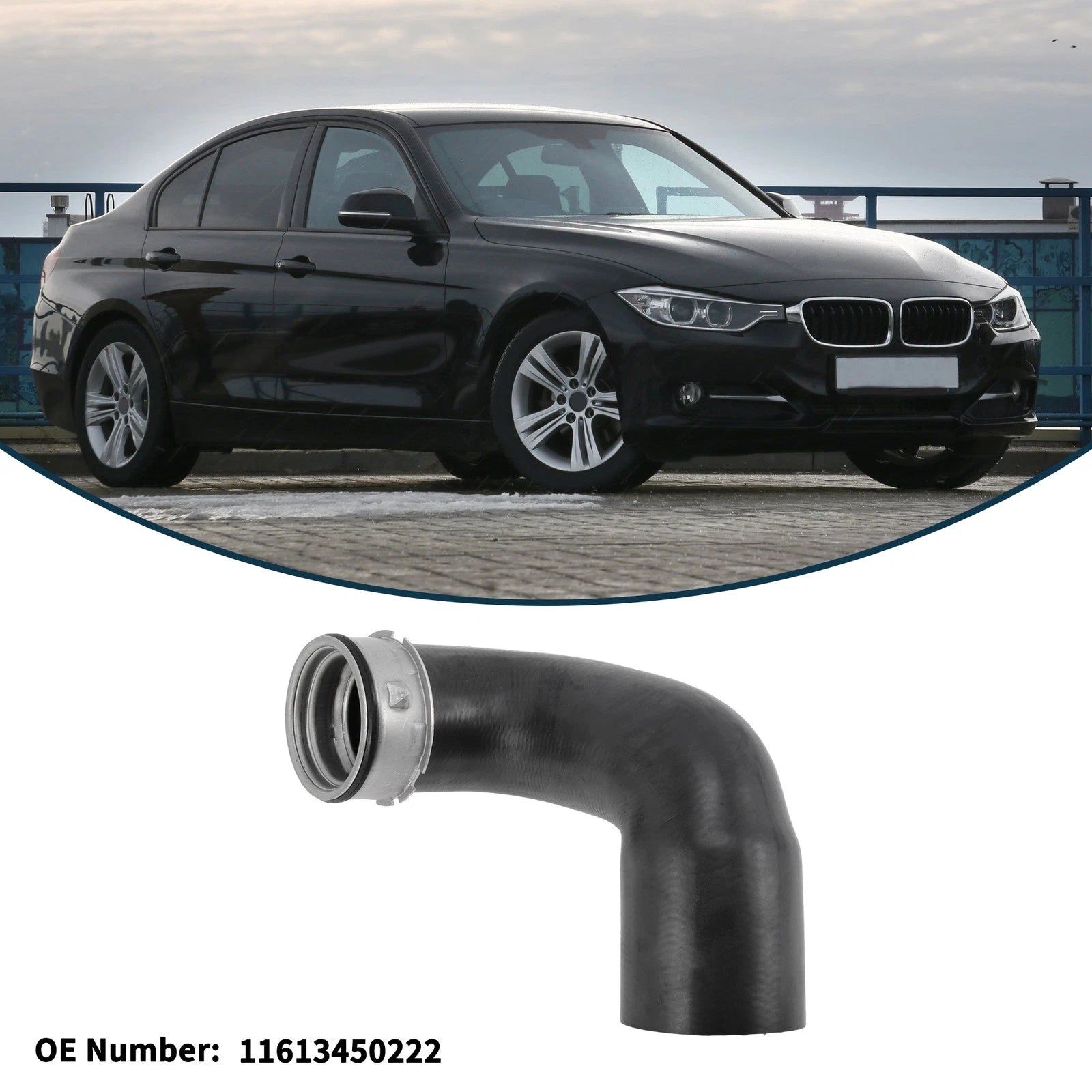 Radiator Hose for BMW X3 E83 2.0d (2004–2007) No. 11613450222 Rubber