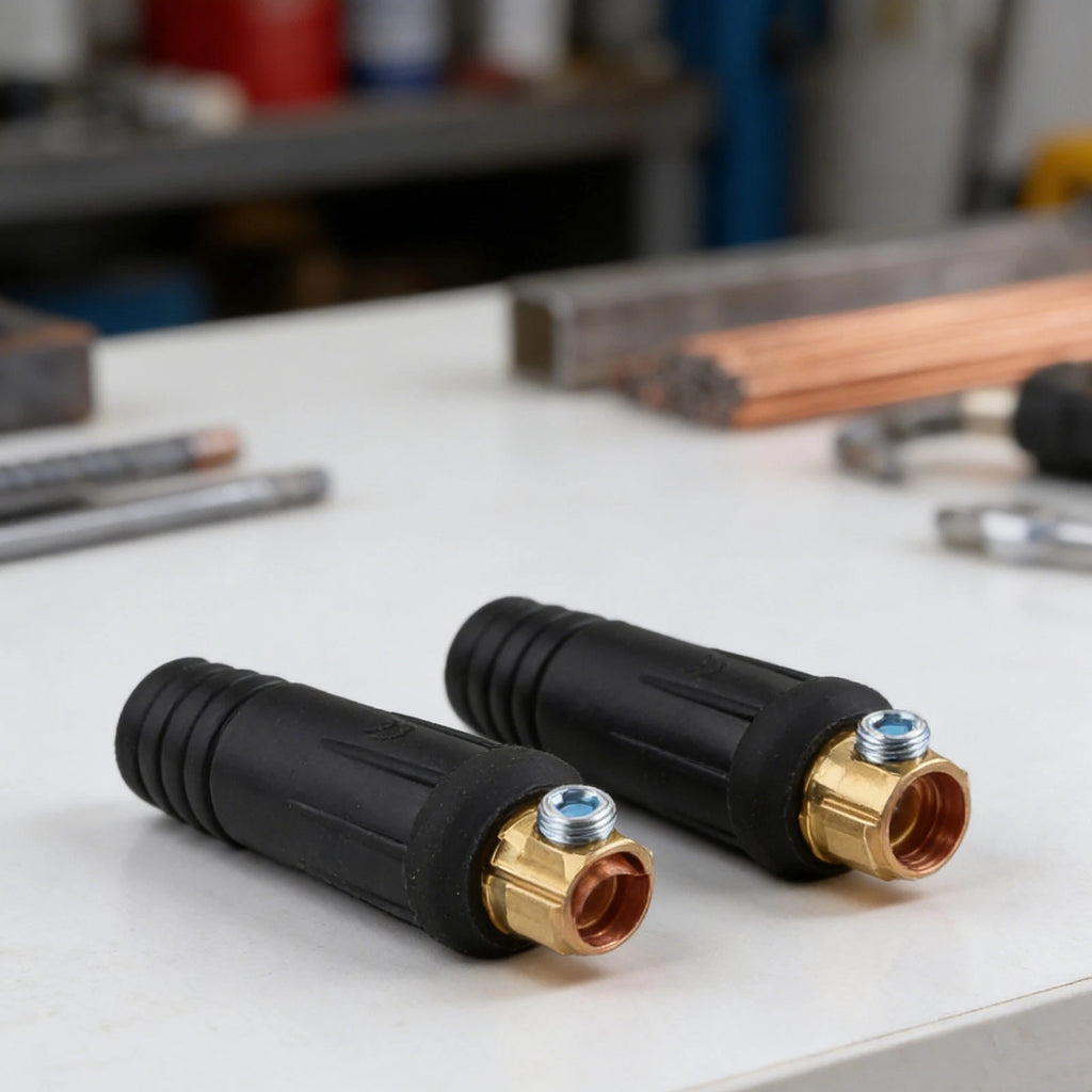 2PCS Welding Cable Connector Male for DKJ1025 Quick Fit 200A 10 25mm2