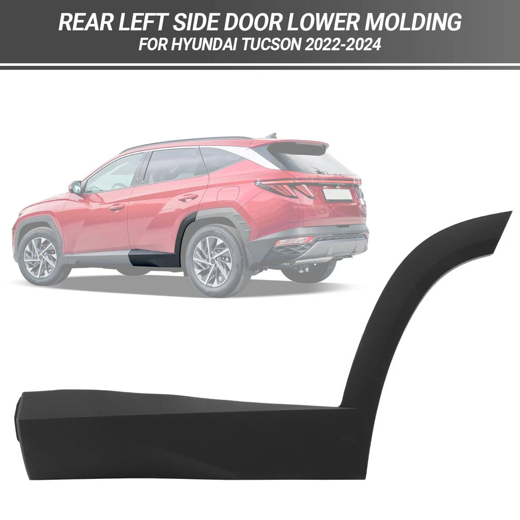 Rear Left Side Door Lower Molding for Hyundai Tucson (2022–2024) 87731CW000CA