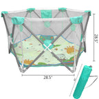 Portable Mesh Playard for Dogs & Kids (Home, Park, Beach)