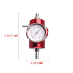 Adjustable Fuel Pressure Regulator for Red Aluminum (1-140 PSI)