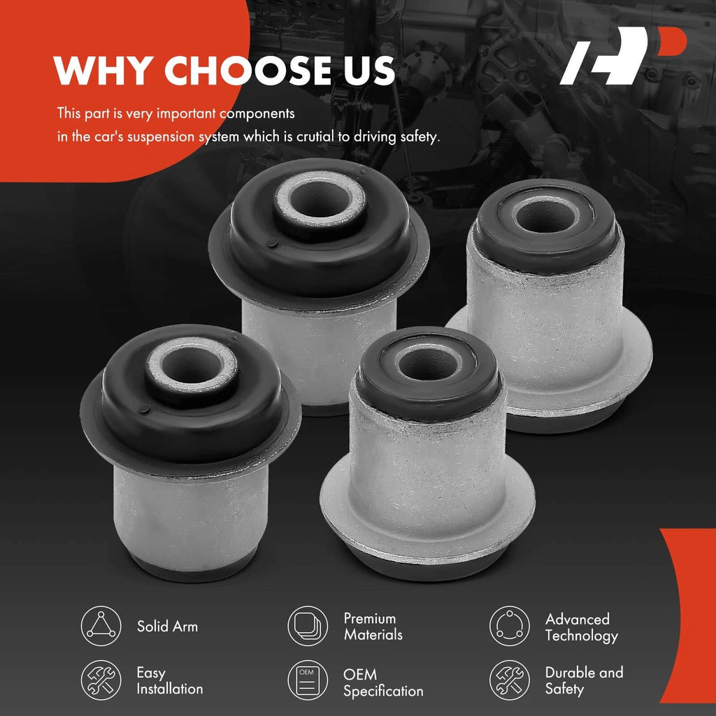 Set of 4 Front Upper Bushings for Jeep Liberty (2002–2012) Dodge Nitro