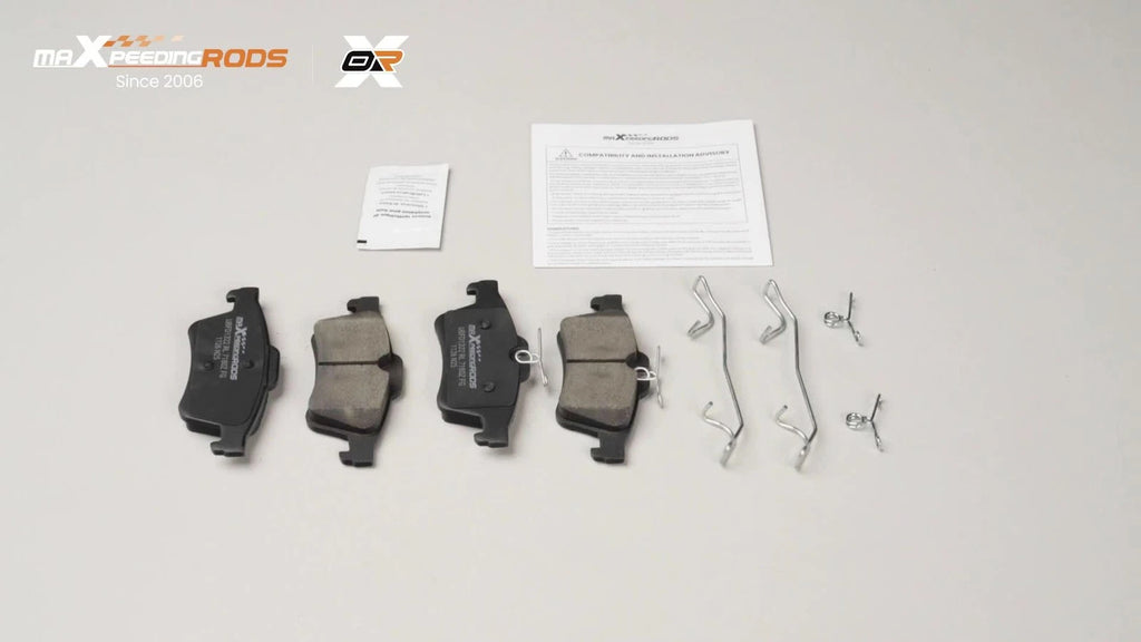 Rear Ceramic Brake Pads Kit for Saab 9-3 (2003–2011) / 9-3X (2010–2011)