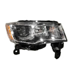 Chrome Passenger Side Halogen Headlight Assembly for 2017-21 Jeep Grand Cherokee