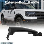Door Handle Front Left Exterior for BMW X5 E70 E71 E72 Black