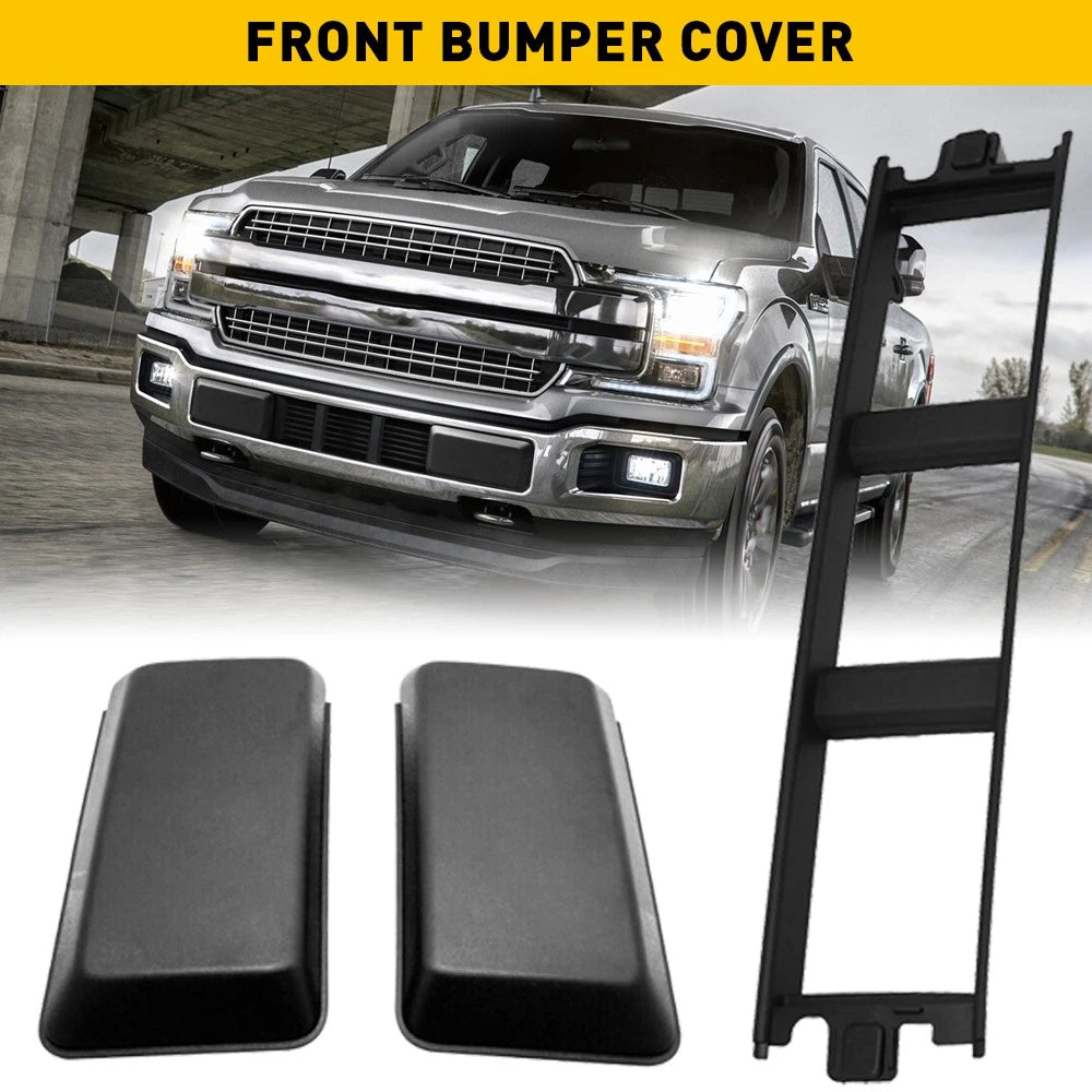 3Pcs Front Bumper Cover & End Cap Set for Ford F-150 (2018–2020)