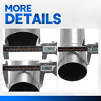 3.5" OD Mild Steel Exhaust System Pipe for Universal Fit (Custom DIY)