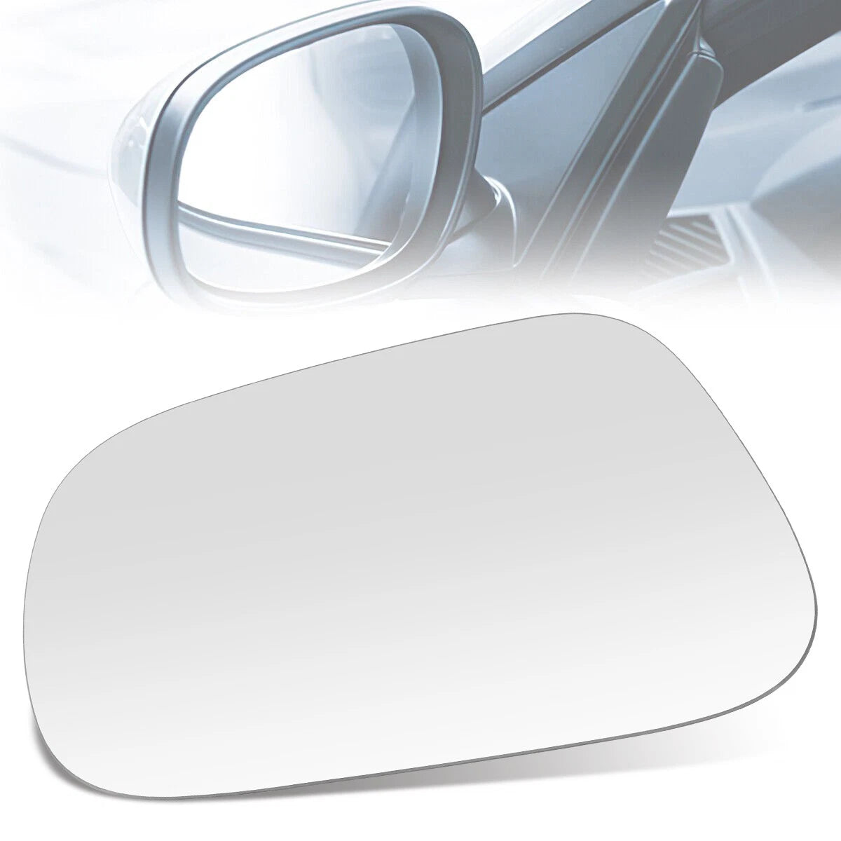 Side Door Mirror Glass for Geo Prizm Toyota Corolla (1988–1992)